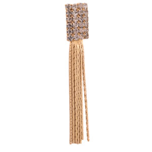 Brinco Franja Strass